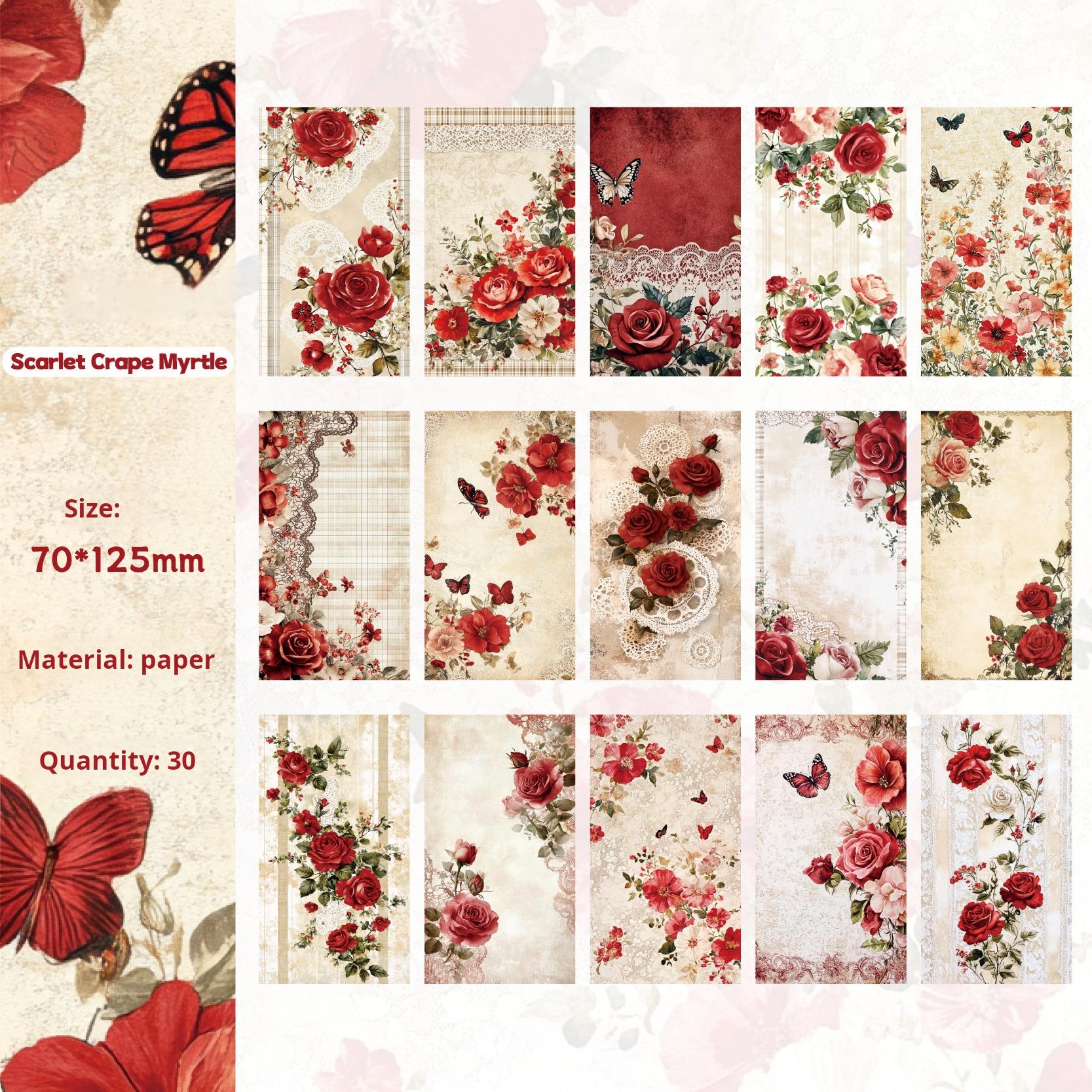Flowers paper -30Pcs each pack