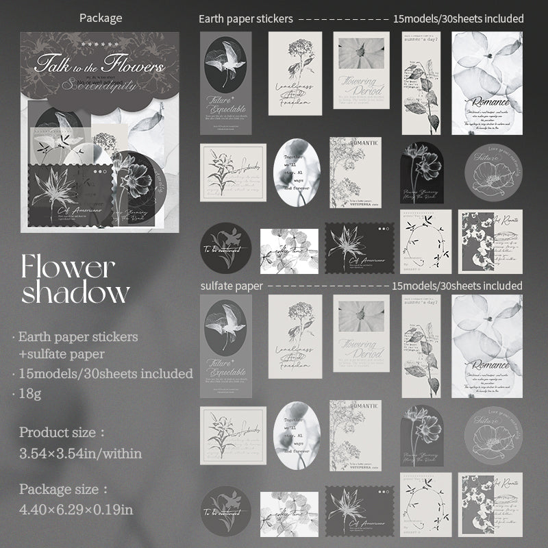 0914 Talk to the flowers Mixed pack -30Pcs each pack