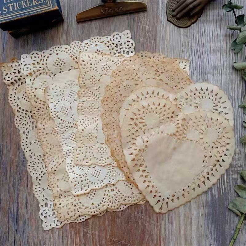 Vintage Lace Paper -8Pcs each pack