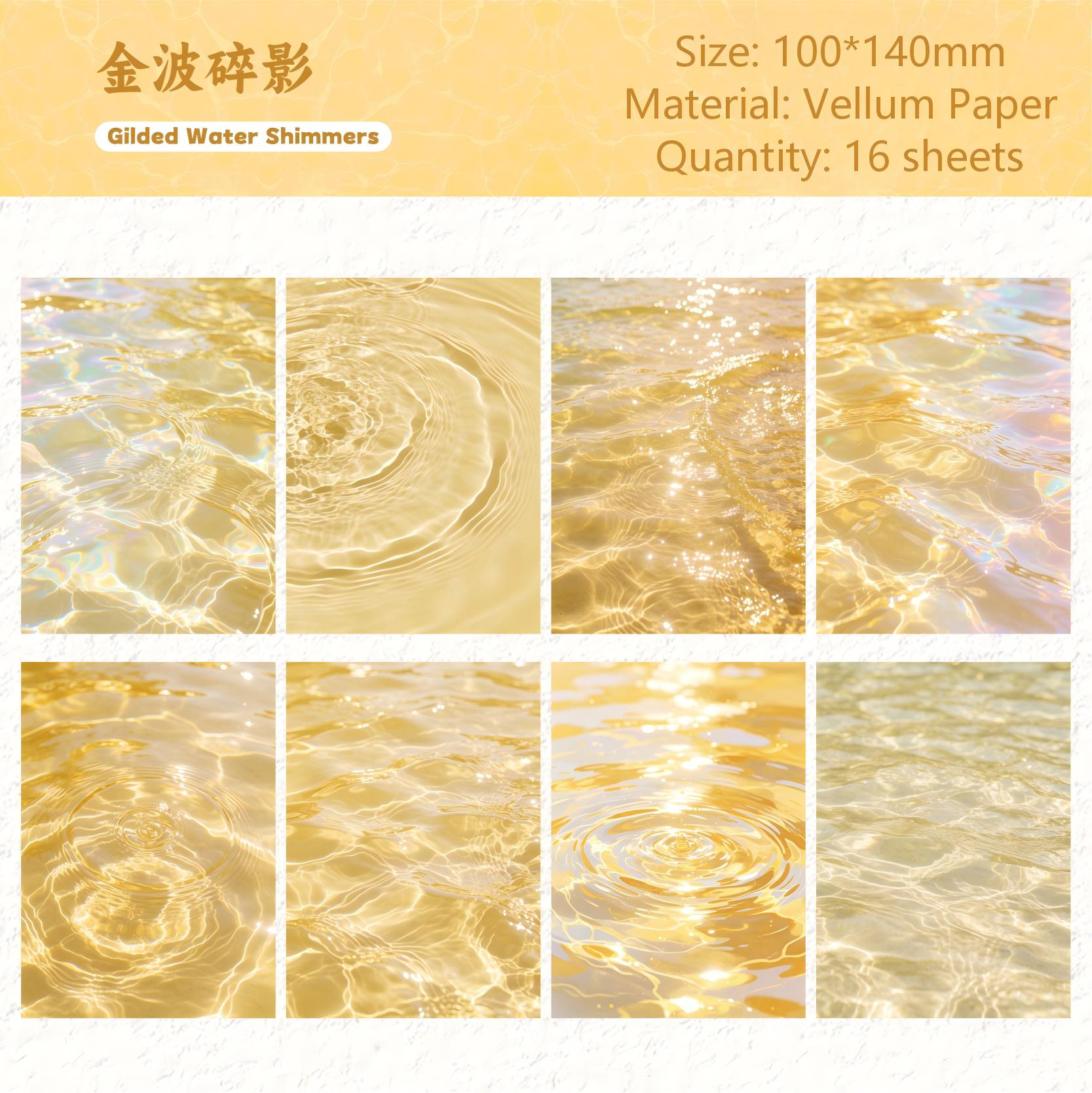 Shattered Light Vellum Paper -16Pcs each pack