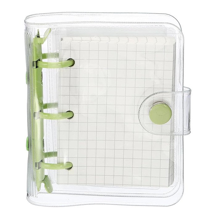 3 Ring clear binder notebook