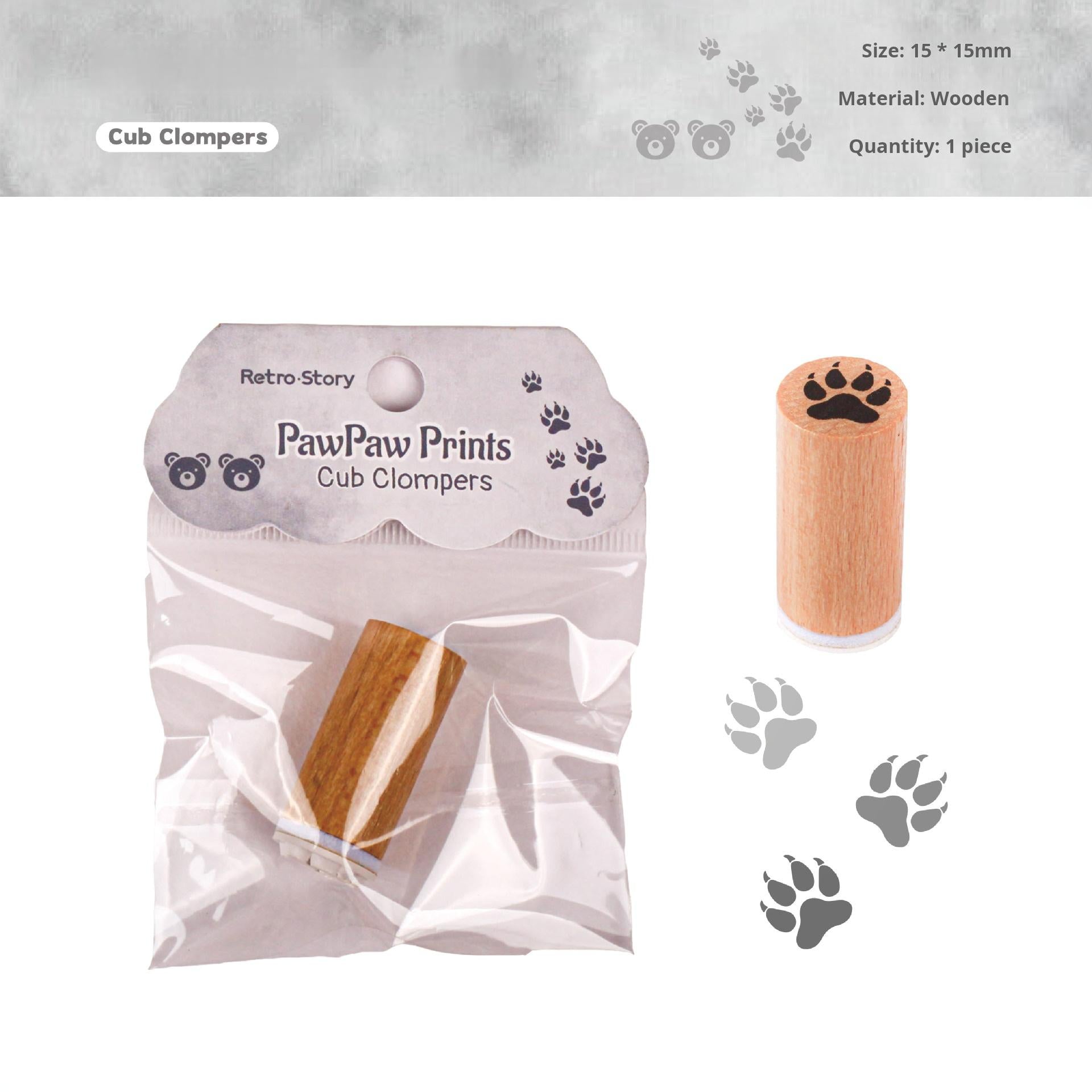 Animal paw stamps