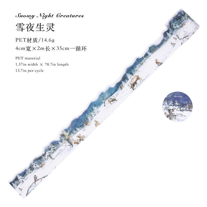 260318 Snow Country Travelogue PET Tape -4cm*2m