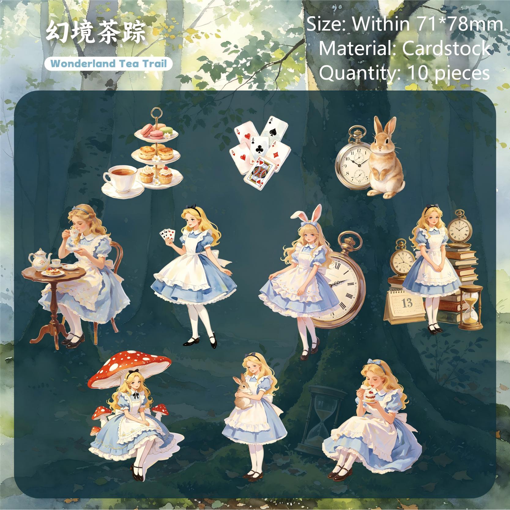 Fairy Ballads Cardstock Stickers -10Pcs each pack