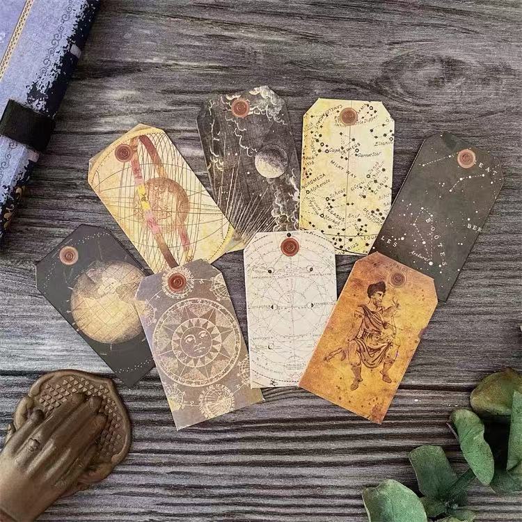 Vintage Map Cardstock -8Pcs each pack