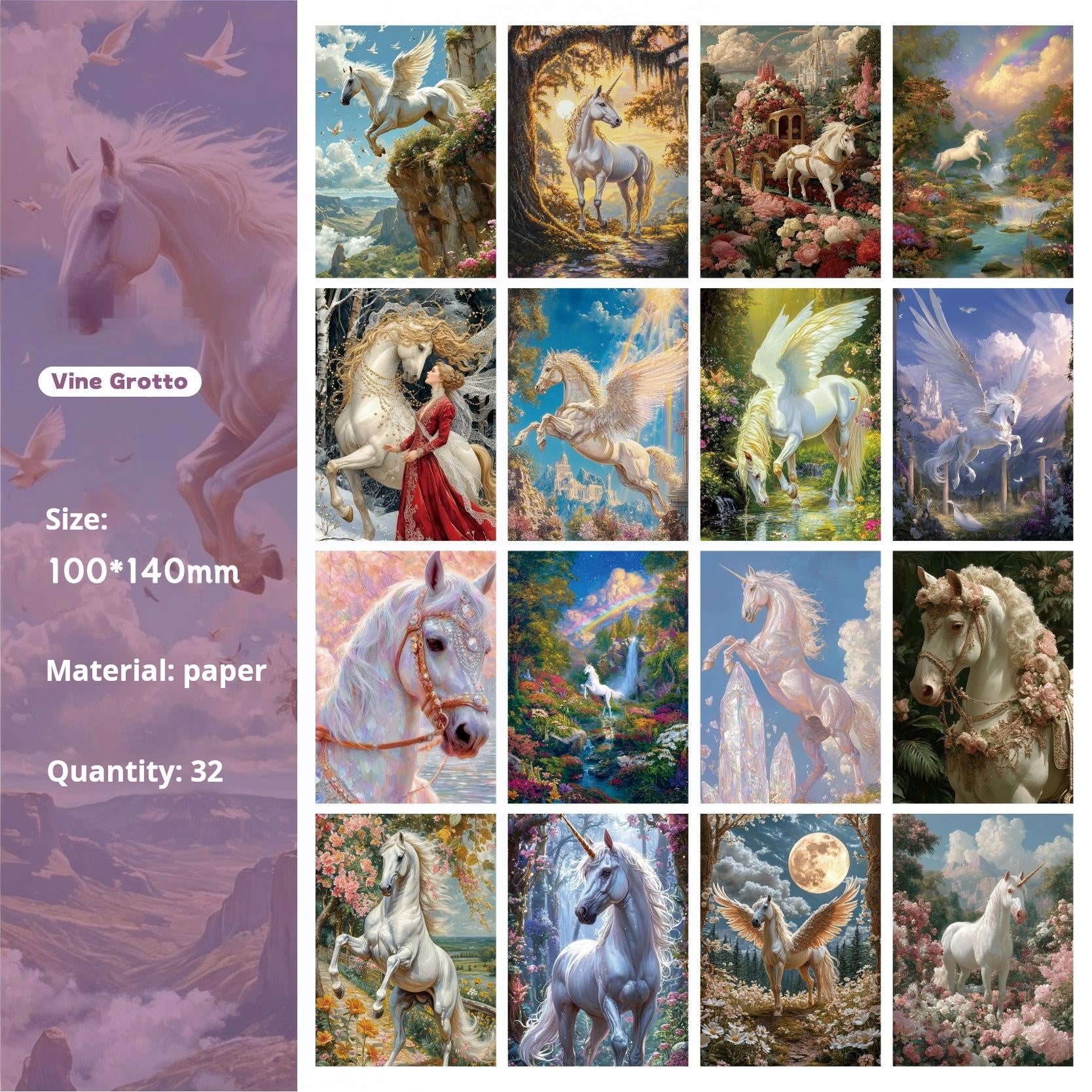 Fairy tales paper -32Pcs each pack