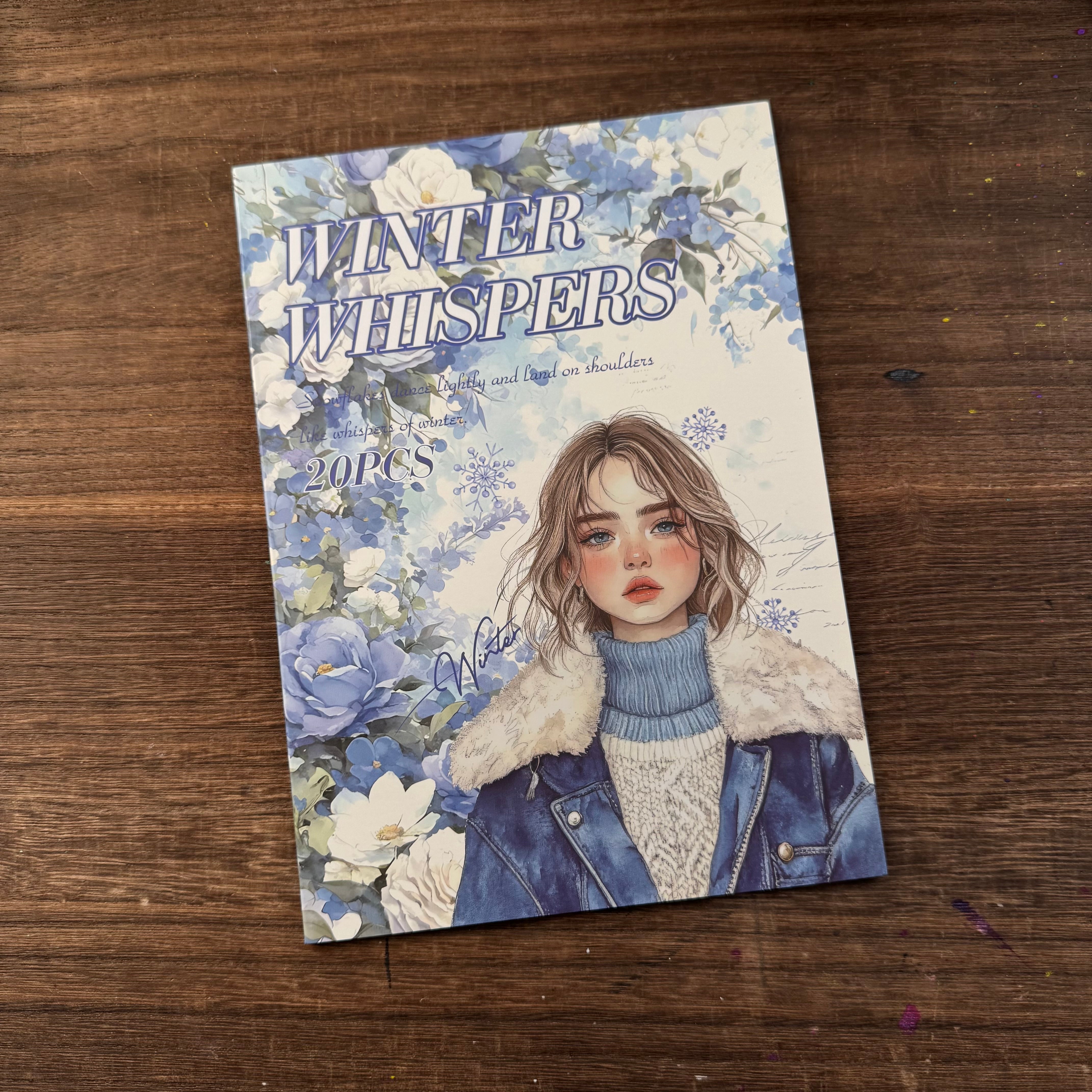 Winter sticker book PET+washi