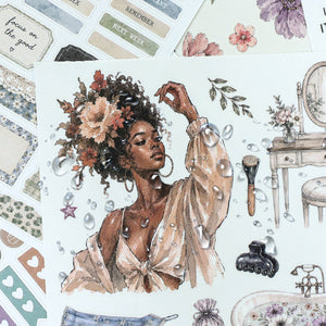 Beautiful Skin Boho Planner sticker pages