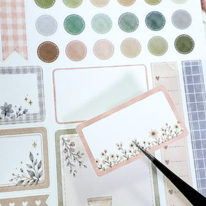 Beautiful Skin Boho Planner sticker close-up