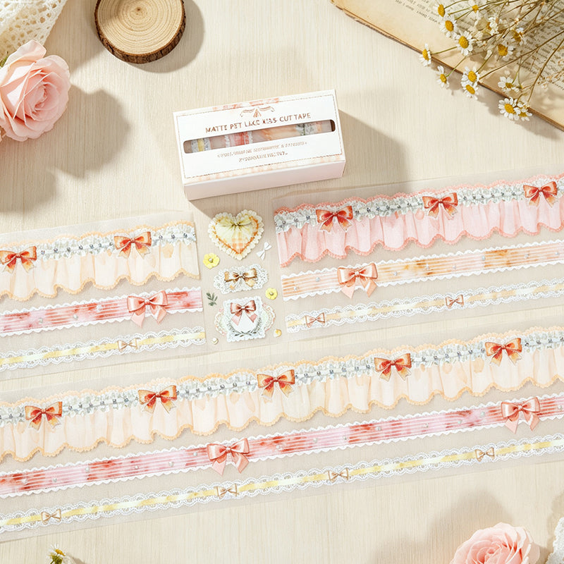 Champagne Lace PET Tape *pre-cut (48/32/18mm x 2m)