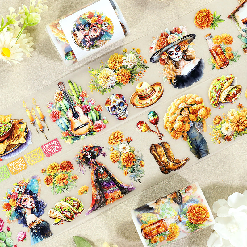 Day of the Dead PET Tape (6cm x 2m)