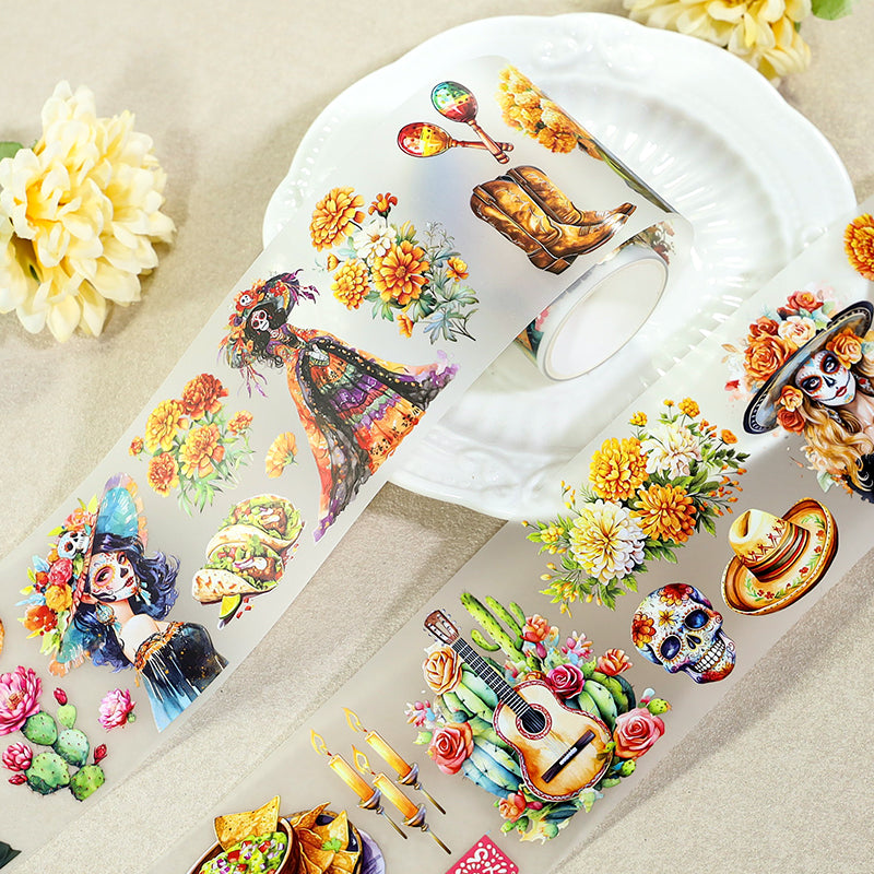 Day of the Dead PET Tape (6cm x 2m)
