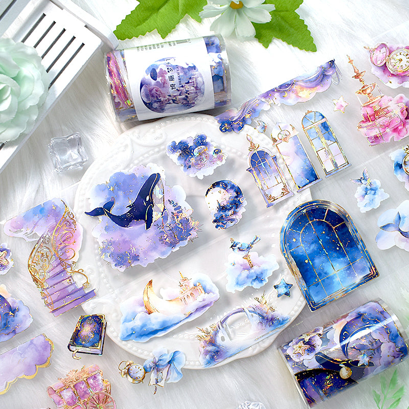Dream World Shell Gold PET Tape (6.5cm x 2m)