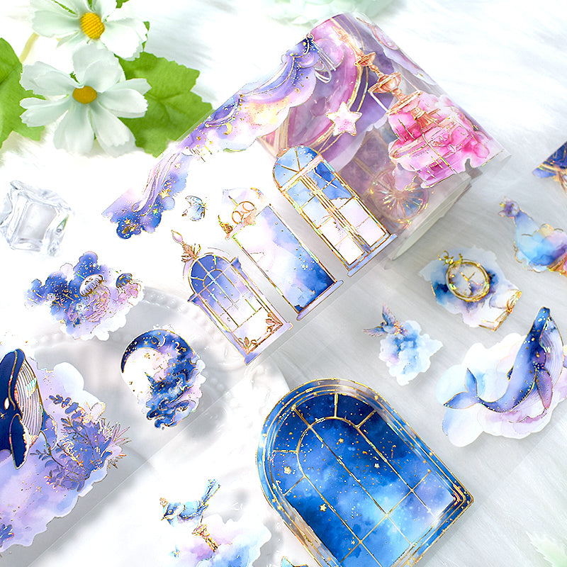 Dream World Shell Gold PET Tape (6.5cm x 2m)