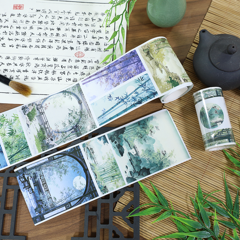 Bamboo Washi Tape (8cm x 2m)