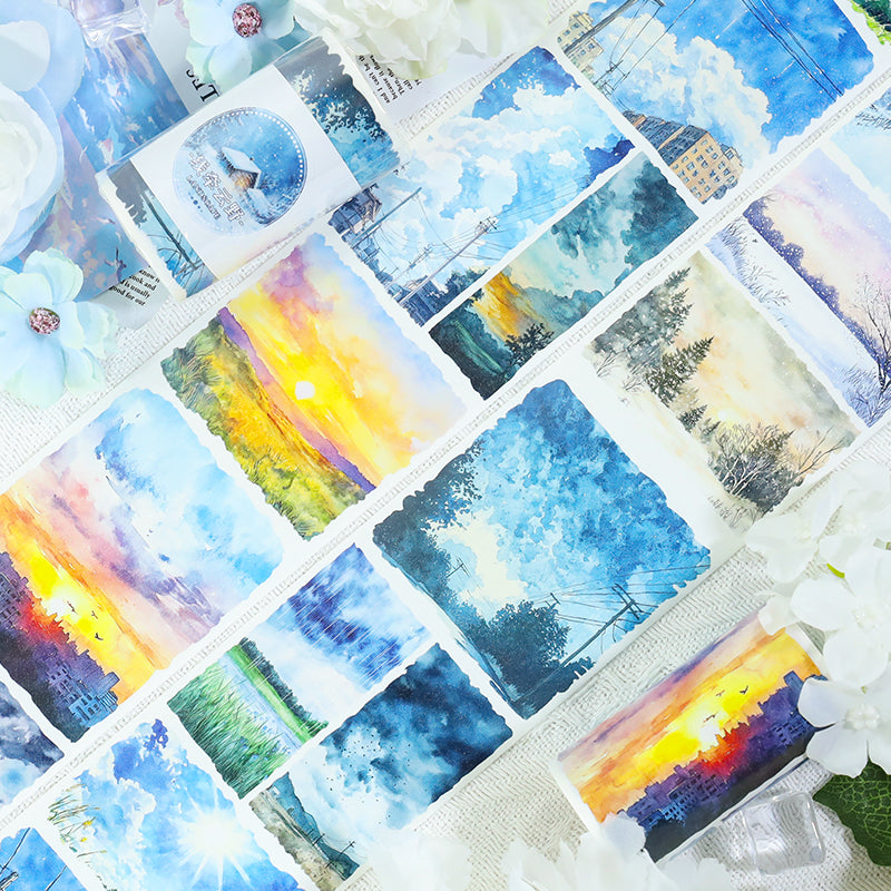 Thread & Cloudy Moor Tape -7cm*2m