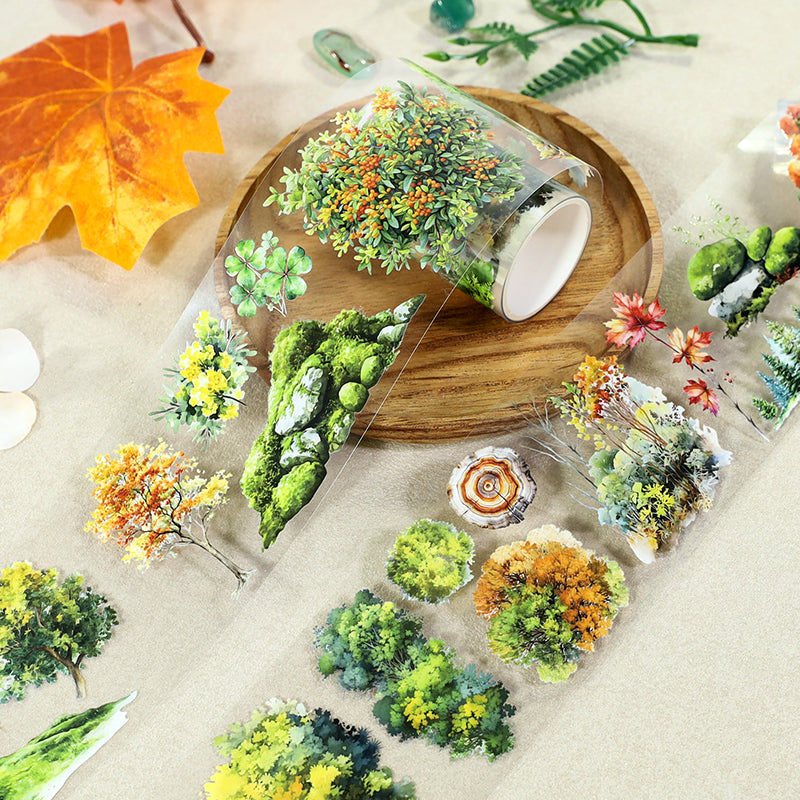 Forest Island Greenery PET Tape (6cm x 2m)