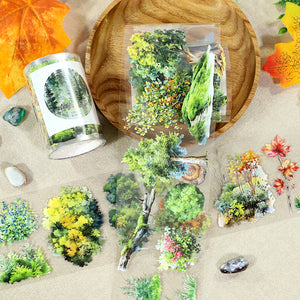 Tape with leaves