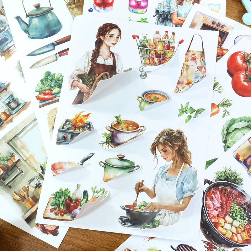 Cook stickers