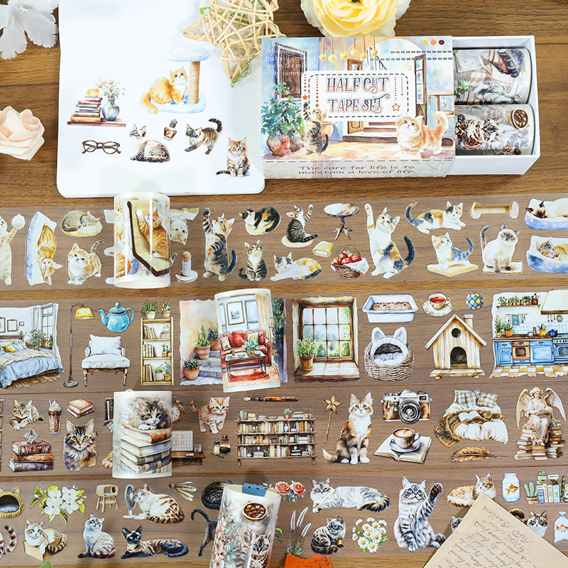 Cat Playtime Tape Set *pre-cut