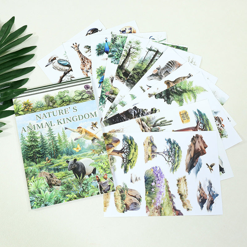 Animal Kingdom Sticker book -20Pcs each pack
