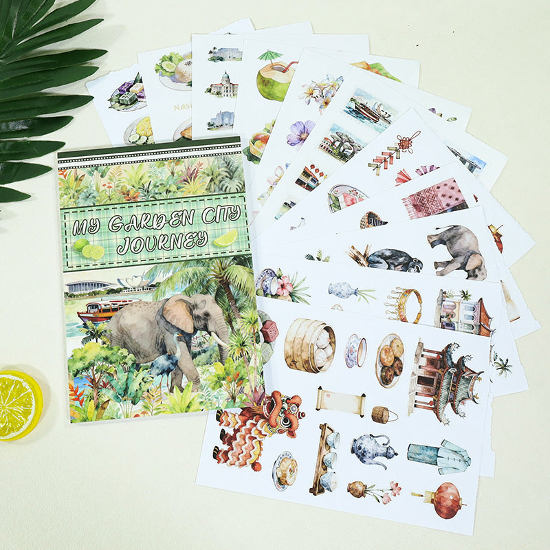 My Garden City Tour Sticker book -20Pcs each pack