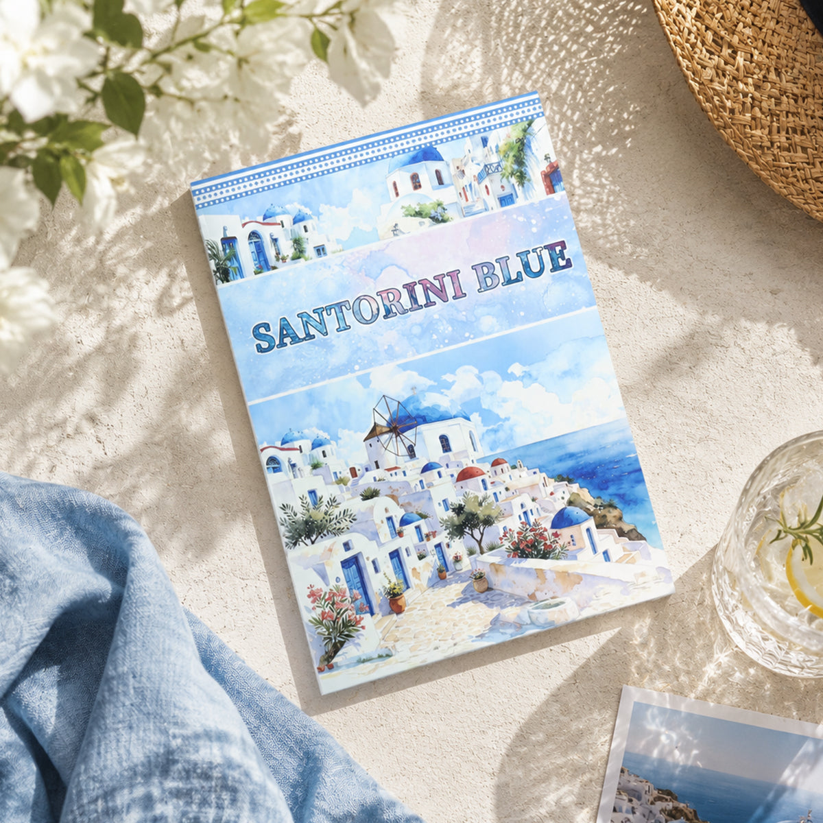 Santorini Blue Sticker book -20Pcs each pack