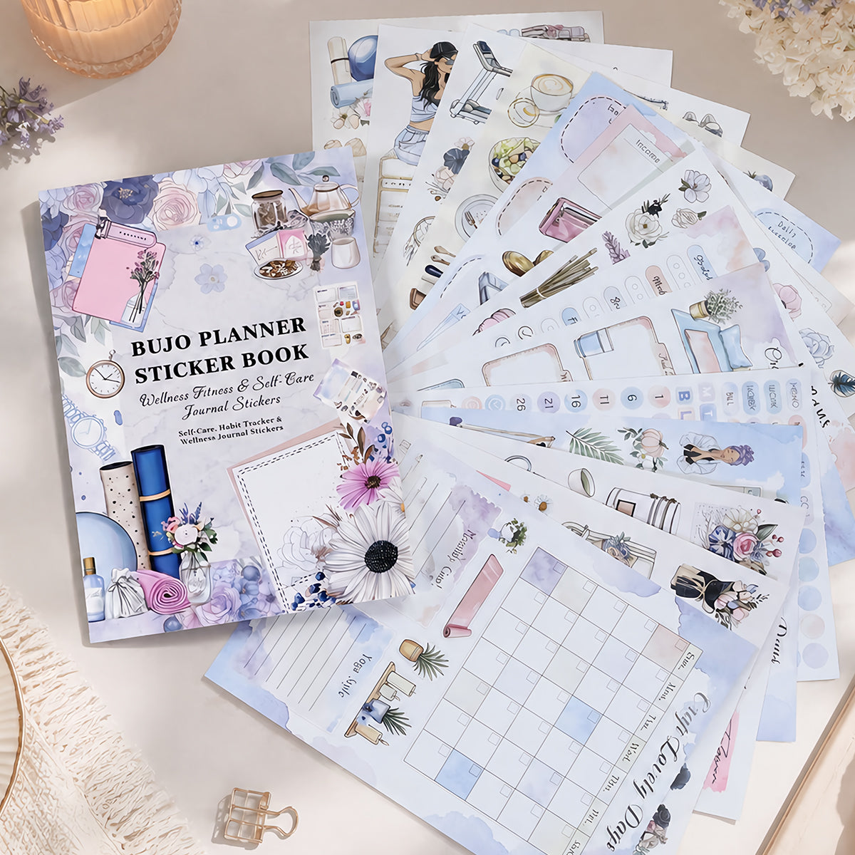 Relaxation Plan Sticker book -24Pcs each pack