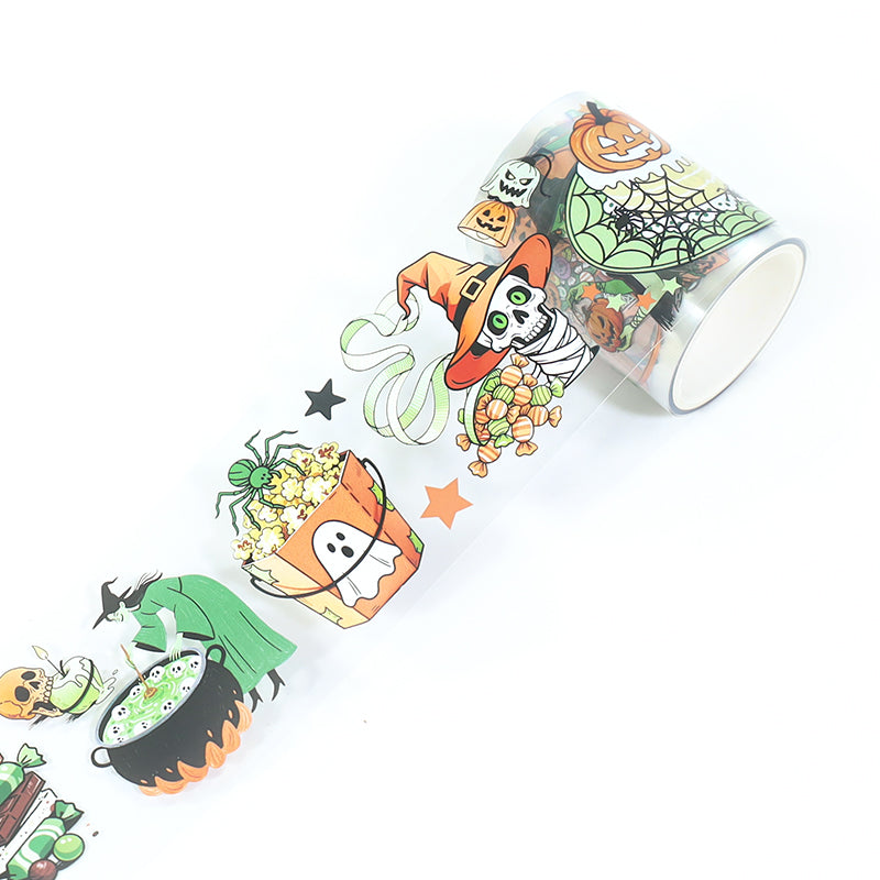 Tape unrolled