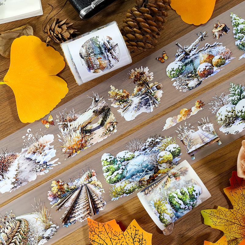 Autumn's Fall Frost's Tread PET Tape (5cm x 2m)