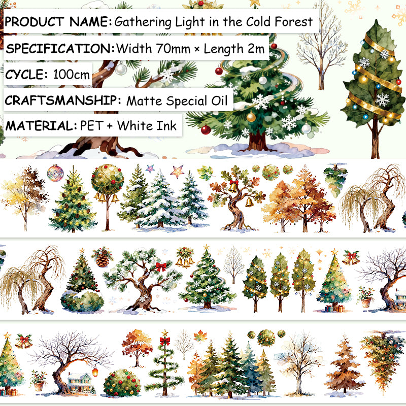 Forest Lights tape pattern chart