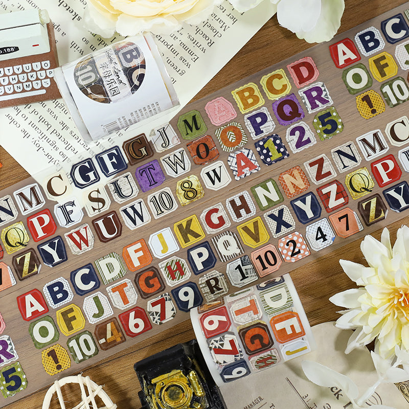 Alphabet Land Tape -5cm*2.22m