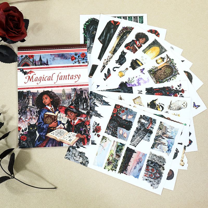Magical Fantasy Sticker book -20Pcs each pack