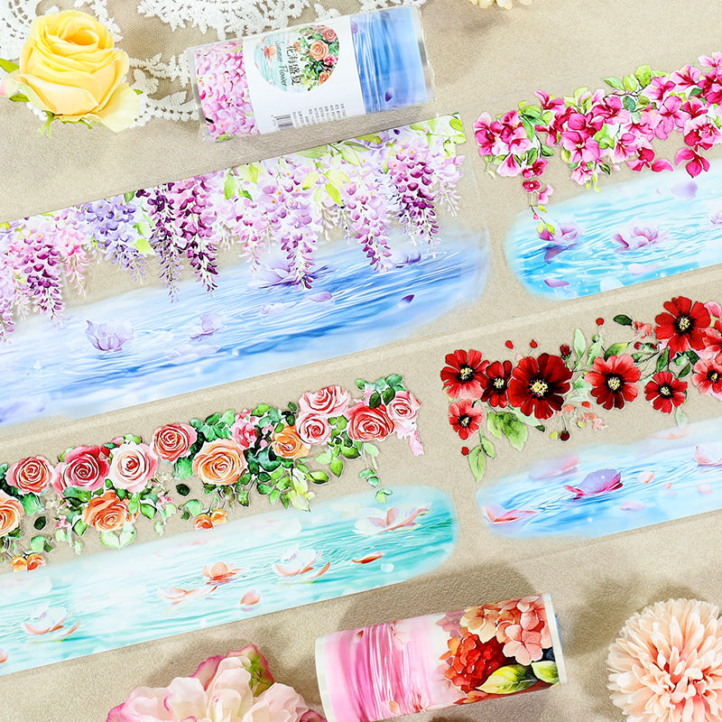A Sea of Flowers in Midsummer PET Tape (9.5cm x 2m)