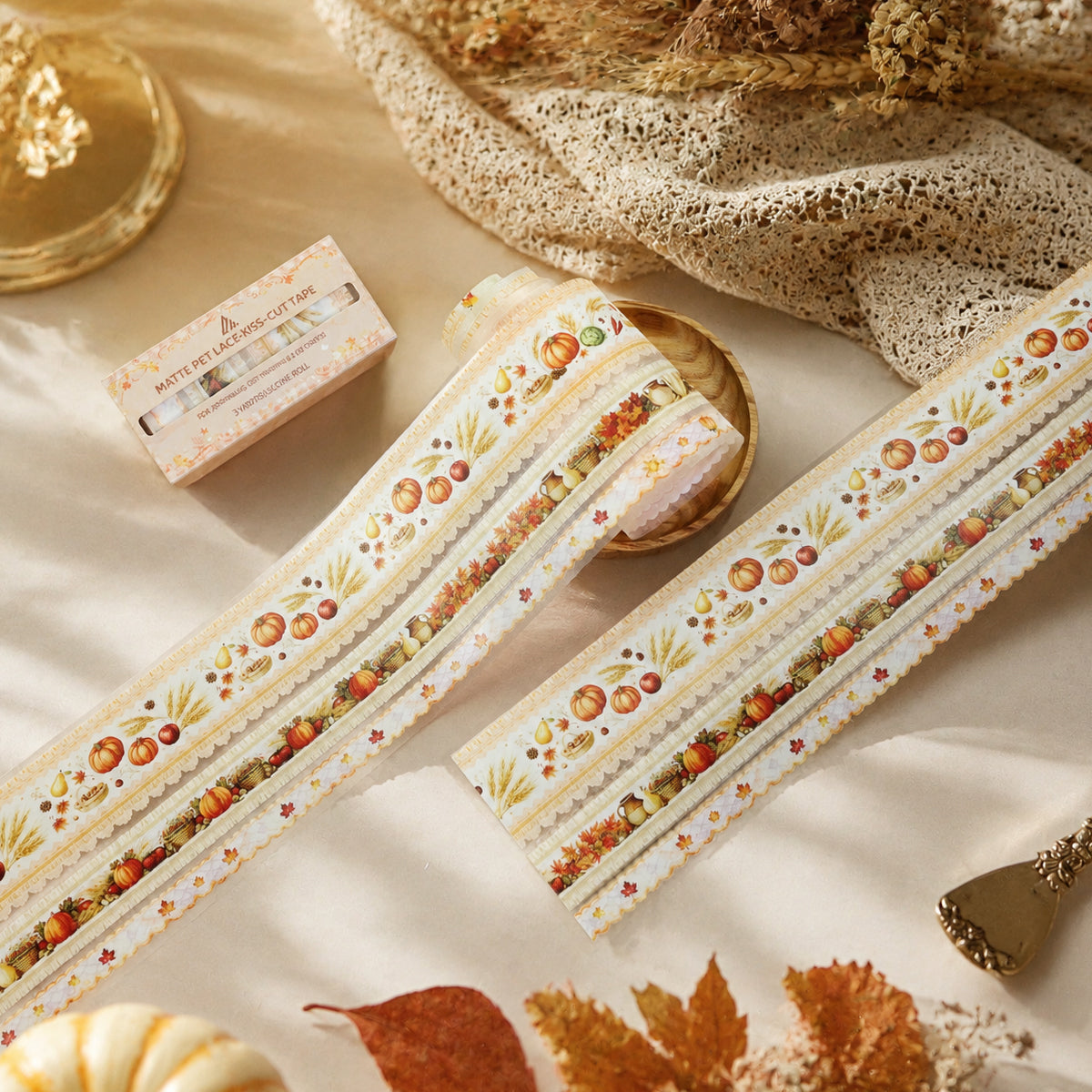 Autumn Harvest Scenes PET Tape *pre-cut (48/27/17mm x 2m)