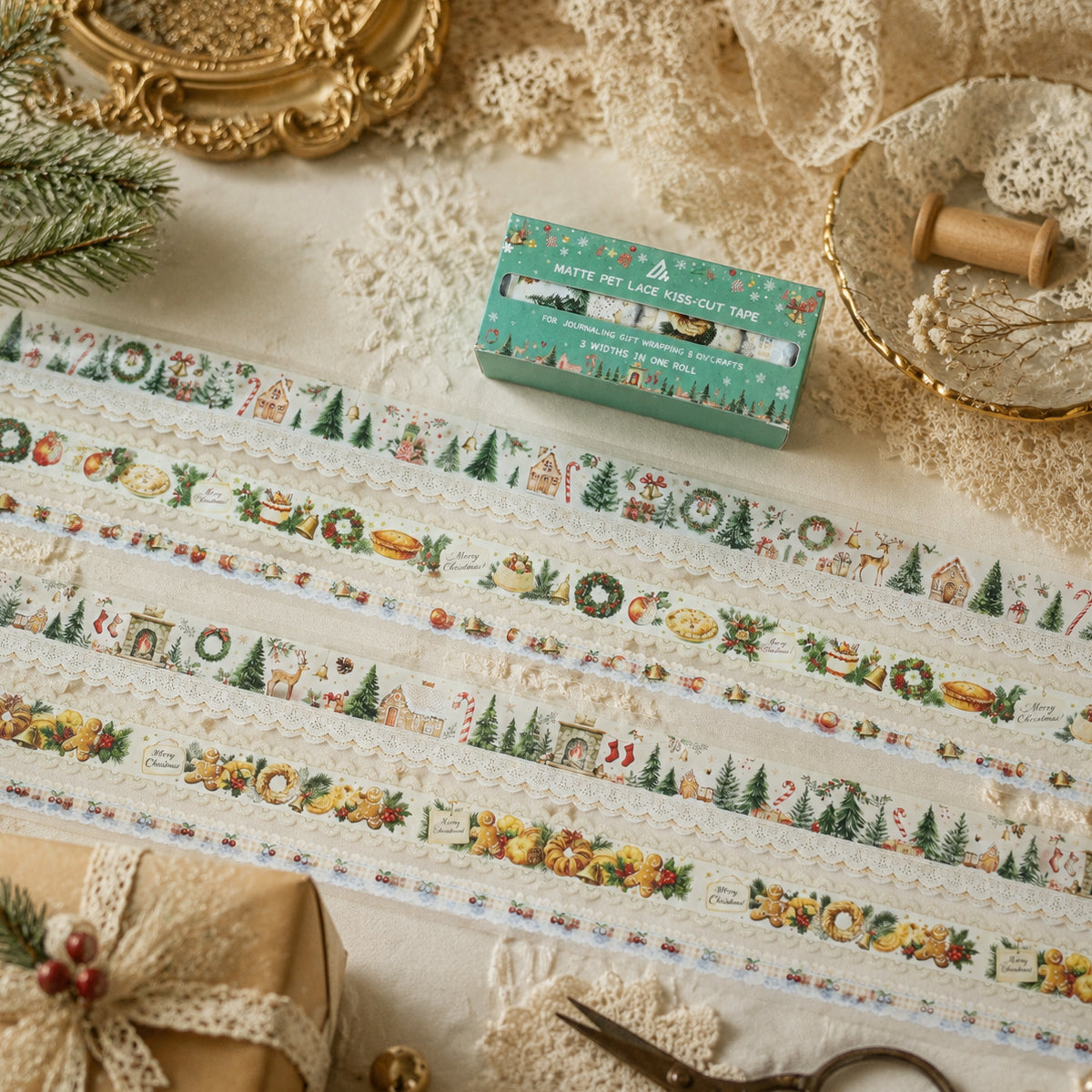 Christmas Eve PET Tape *pre-cut (48/32/18mm x 2m)