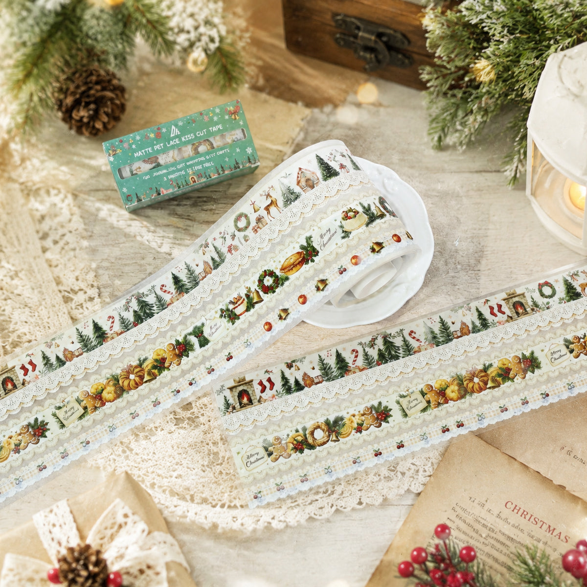 Christmas Eve PET Tape *pre-cut (48/32/18mm x 2m)