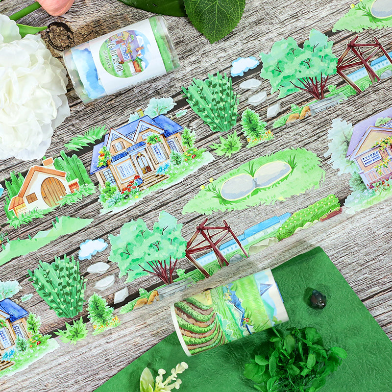 Bright Spring Vista PET Tape (7cm x 2m)