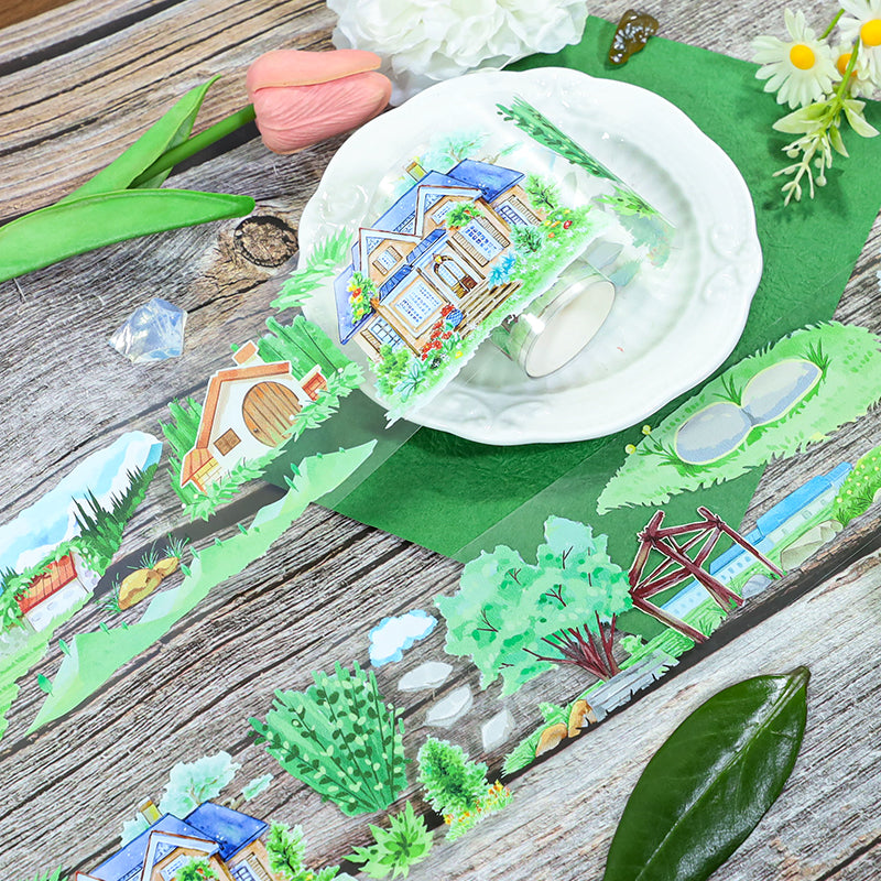Bright Spring Vista PET Tape (7cm x 2m)