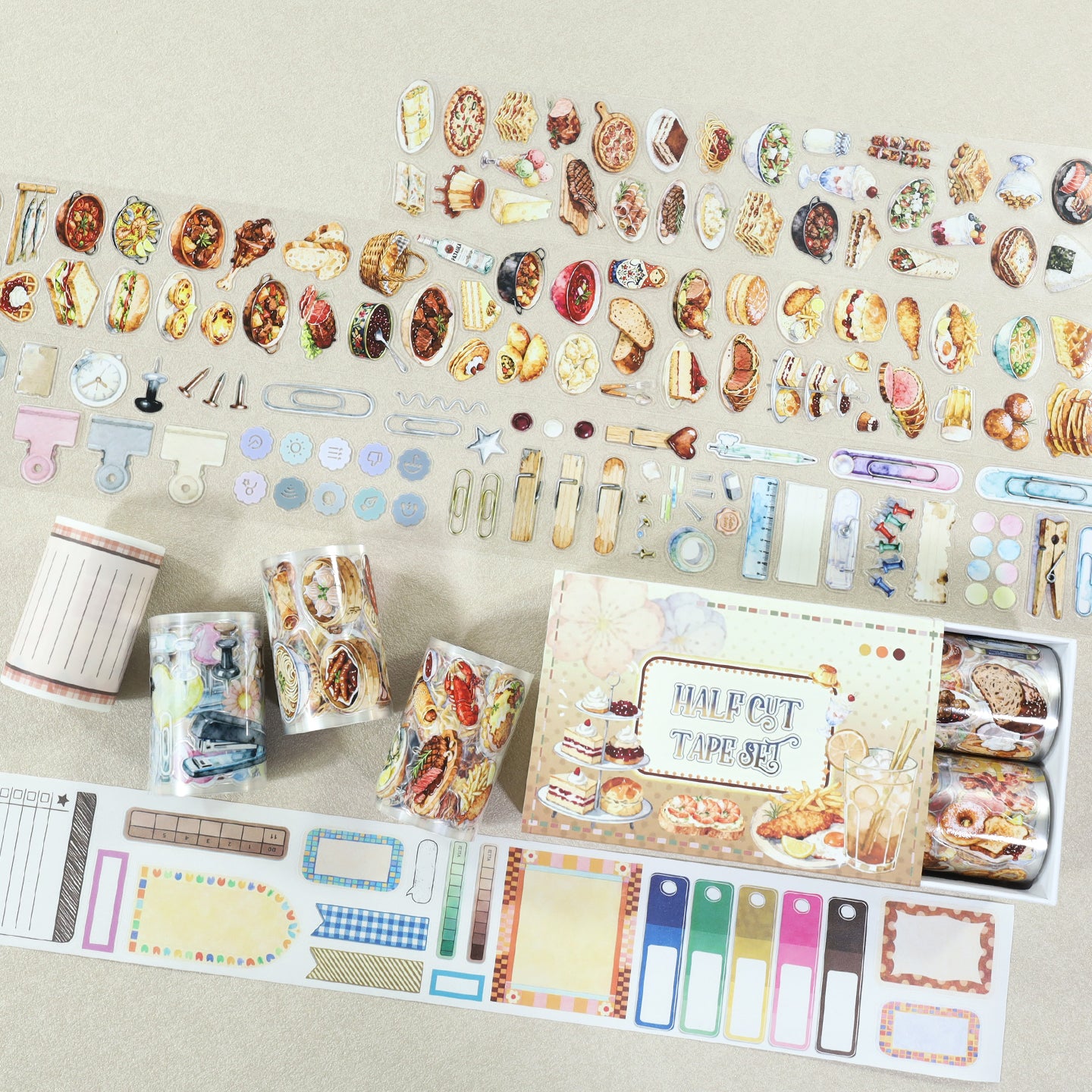 Warm Dishes Collection Tape Set *pre-cut