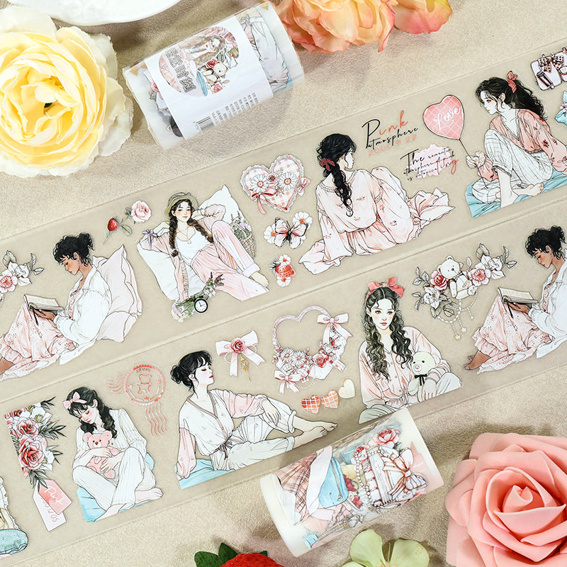 Time to Sleep Pre-cut PET Tape (7cm x 2m)