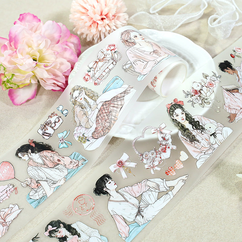 Time to Sleep Pre-cut PET Tape (7cm x 2m)