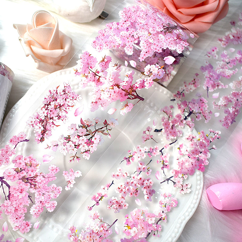 Cherry Blossom PET Tape (5.5cm x 2m)