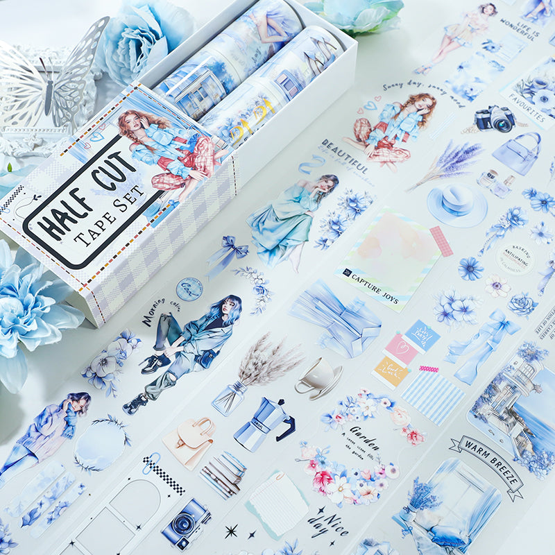 T-168- Blue Mind Tape Set *pre-cut
