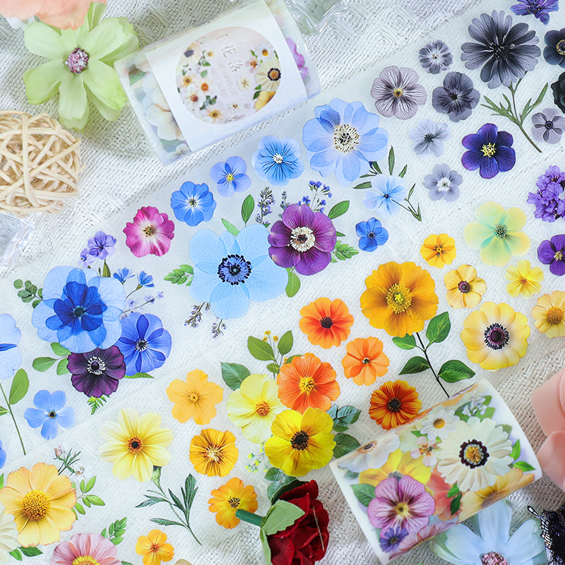 Thousand Flowers PET Tape (6cm x 2m)