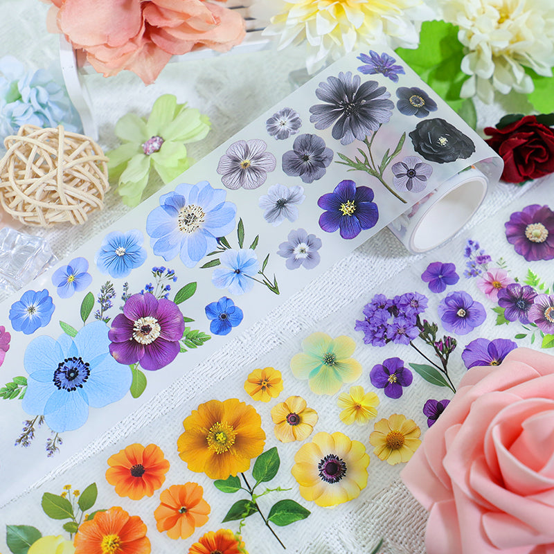 Thousand Flowers PET Tape (6cm x 2m)