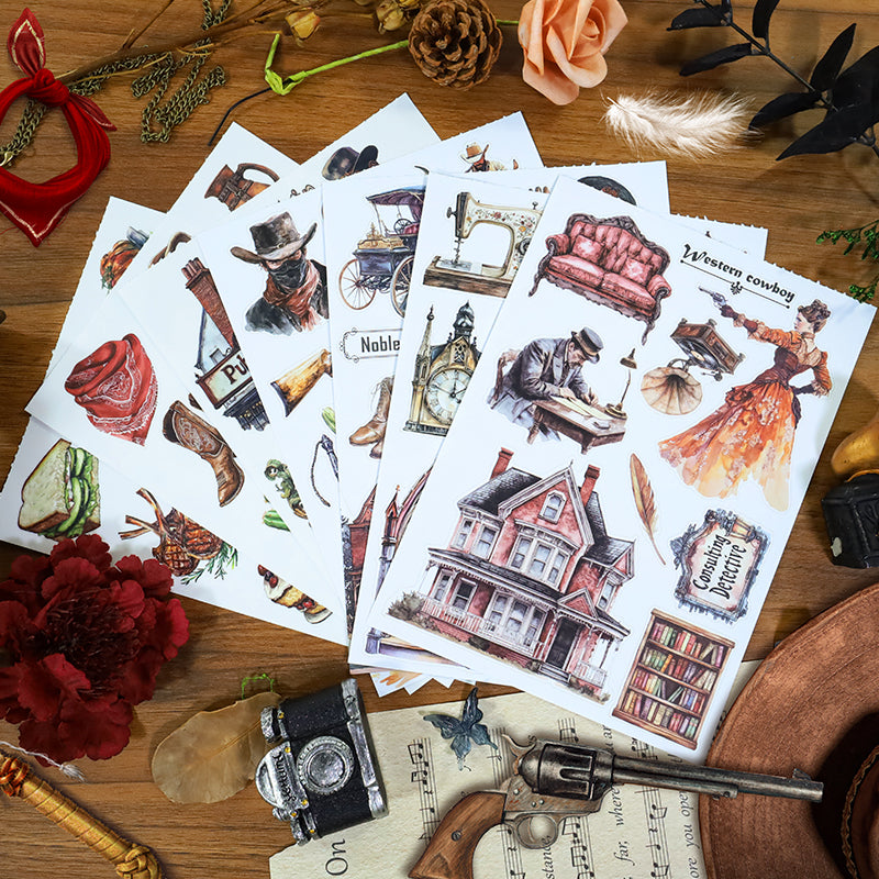S-1403 Western legend Sticker Book -20Pcs each pack