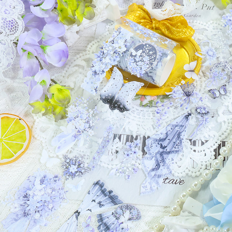 Sheer Floral Frame Tape -6cm*2m