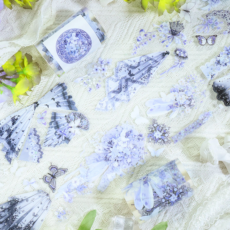 Sheer Floral Frame Tape -6cm*2m
