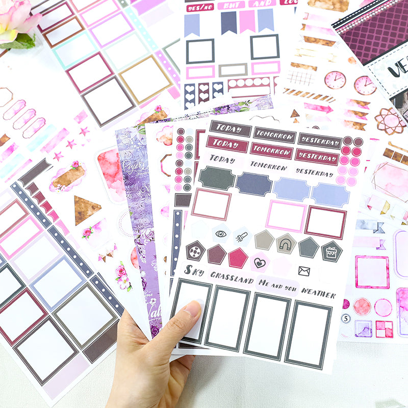 Velvet Dusk sticker pages